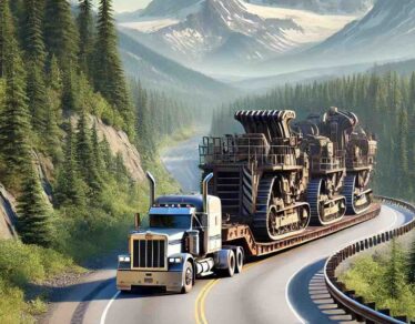 Mining Equipment Transporation